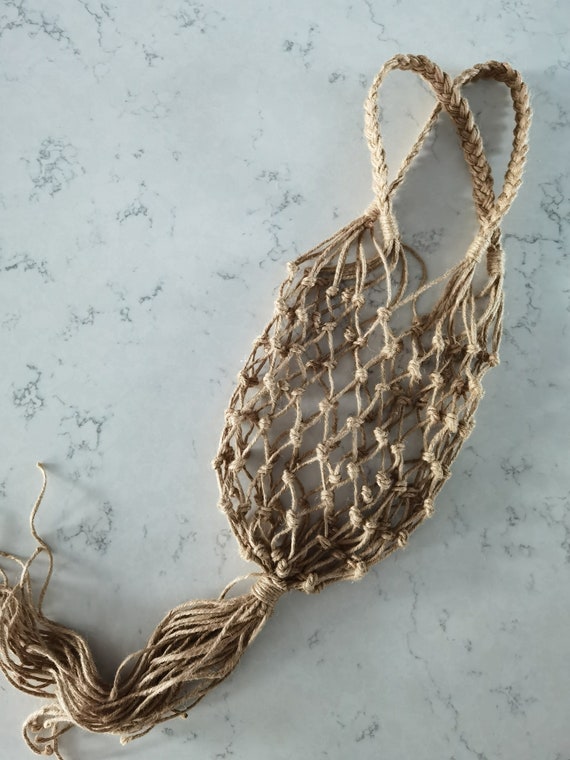 Hemp Grocery Tassel Bag Hemp Grocery Tassel Bag