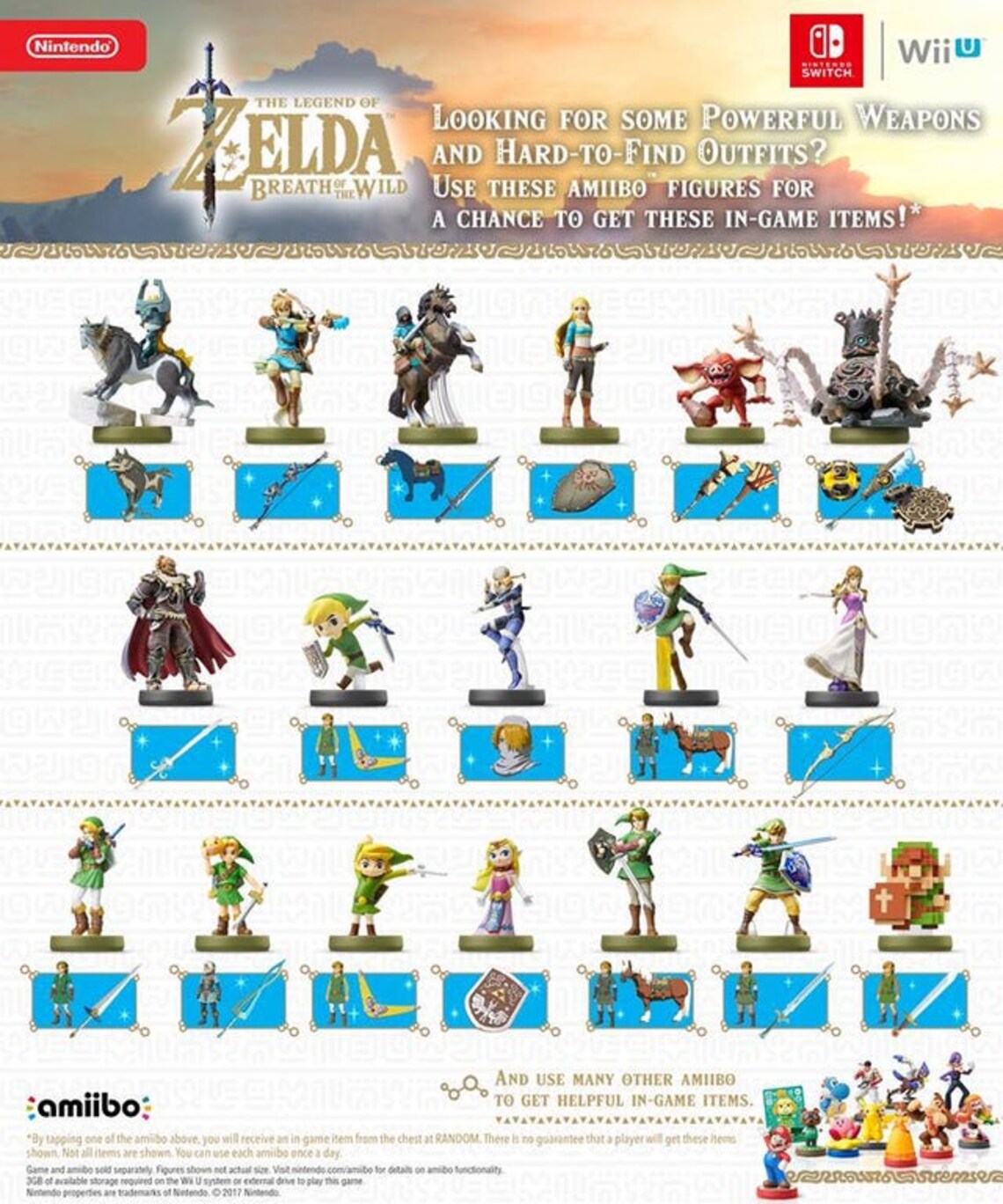Zelda Breath of the Wild Amiibos Bulk Discounts | Etsy