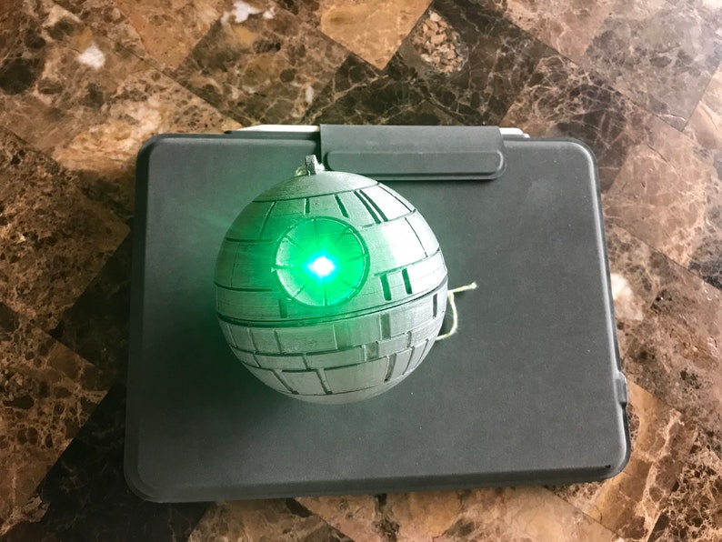 Fully Operational Death Star Christmas Ornament Etsy