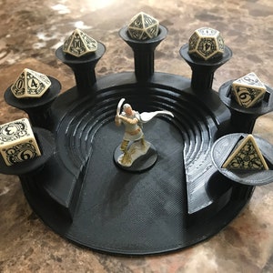 Dice and Miniature Display & Dice Tray - Dice Colosseum