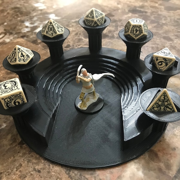 Dice and Miniature Display: RPG Dice Colosseum Tray