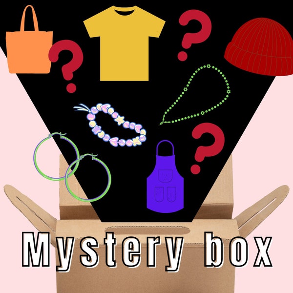 6-10 piece Mystery Box , mystery bag, mystery package - jewelry, clothing, bags and more