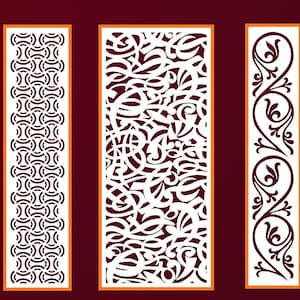 Decorative Panel: Privacy Screen CNC Cut Files (Digital Download)