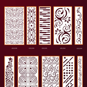 Room Divider | Privacy Screen | Partitions | Decorative Panel | Plasma Dxf | CDR, Svg, AI, Dxf, Jpg | digital download.