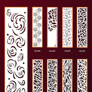 Room Divider | Privacy Screen | Decorative Panel | Stencil |  Wall Handing | Laser, Cnc, Plasma | Cdr, Dxf,Jpg