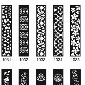 Room Divider | Privacy Screen | Partitions | Decorative Panel | Plasma Dxf | CDR, AI, SVG, Dxf, Jpg | digital download.