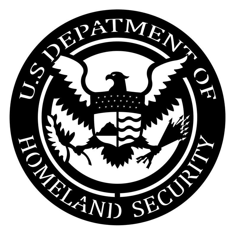 Homeland Security Logo United States DXF Sign Home Sign Laser Cut Design Vector Laser Design Dxf