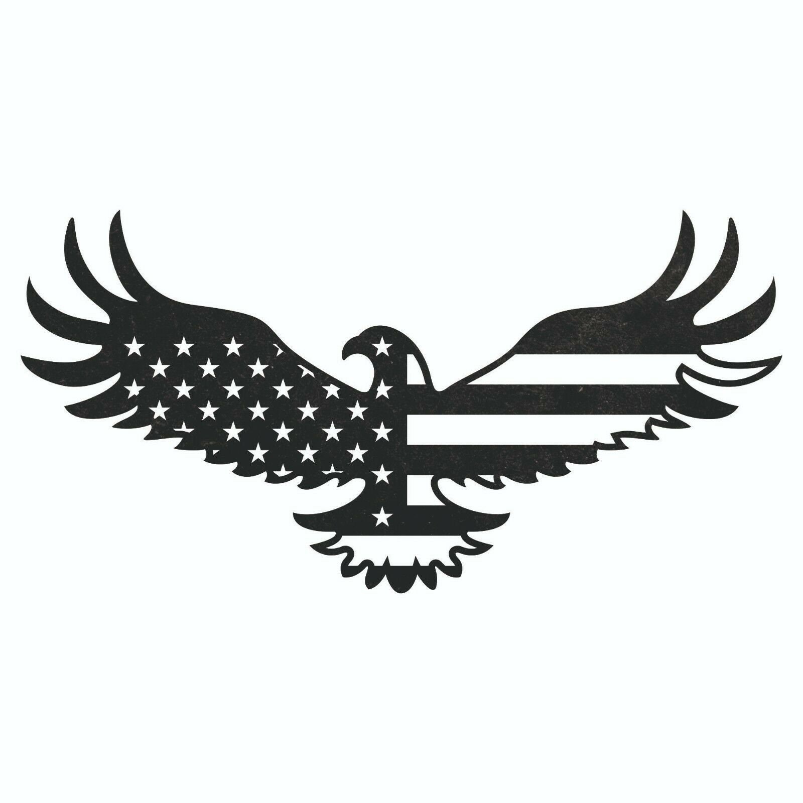 DXF files for CNC Plasma Laser cut Waterjet SVG AI files USA eagle 