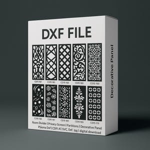 Room Divider | Privacy Screen | Partitions | Decorative Panel | Plasma Dxf | CDR, AI, SVG, Dxf, Jpg | digital download.