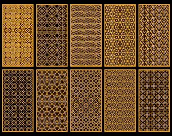 Panel Screen svg, Decorative Panels, Geometric Pattern svg, Panel Wall Decoration, Room Dividers svg, CNC Laser, Metal,