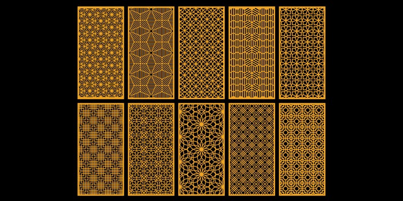 Panel Screen Svg, Decorative Panels, Geometric Pattern Svg, Panel Wall ...