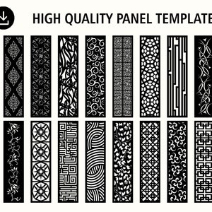 Contemporary Abstract Decorative Panel DXF for Modern Interiors