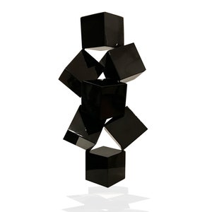 Handmade  Cubes | Metal Art Different Size Cubes | Decorative Cube Sculptures | Freestanding Your Decor | For Unique Home Decor.