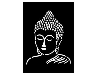 Buddha Laser Gautama Buddha Buddha Face Design Vector - Etsy