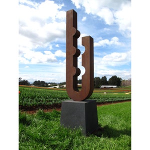 Modern Abstract Sculpture | Outdoor Large Sculptures | Attractive Feature | Stunning Unique Patina | Perfect For Garden And Pool Area | 2023