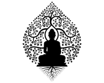 Buddha Laser | Gautama Buddha | Buddha Face | Design Vector | Laser design | Dxf files | CDR, Svg, AI, Dxf, Jpg | digital download.