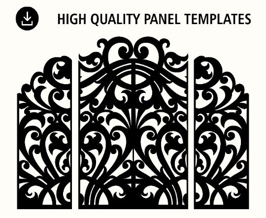 DXF Patterns File Privacy Screen Vinyl Decor Panel - Etsy