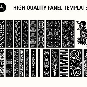 Rustic Floral Decorative Panel DXF for Garden or Home