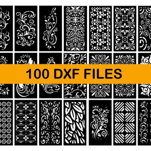 50% ZNIŻKI Ponad 100 plików Premium dxf Geometrycznych dla CNC Laser Vector Plik dxf gotowy do cięcia