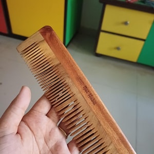 Handmade Wooden Comb, Eco-Friendly Hair Comb, Wood Hair Styling Tool, Natural Wood Comb, Sustainable Beauty Tool