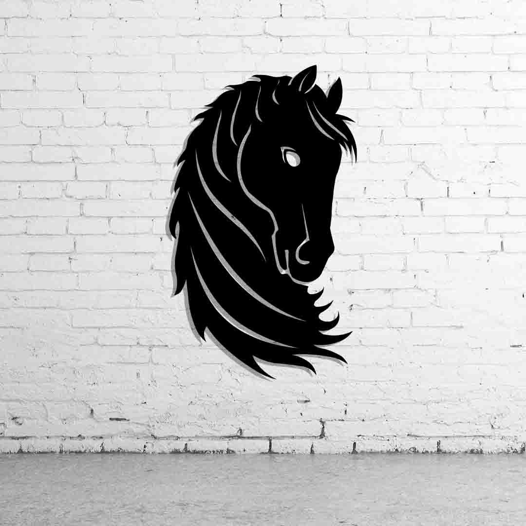 Horse Head Metal Wall Decor Animal Wall Art Decors Office Etsy