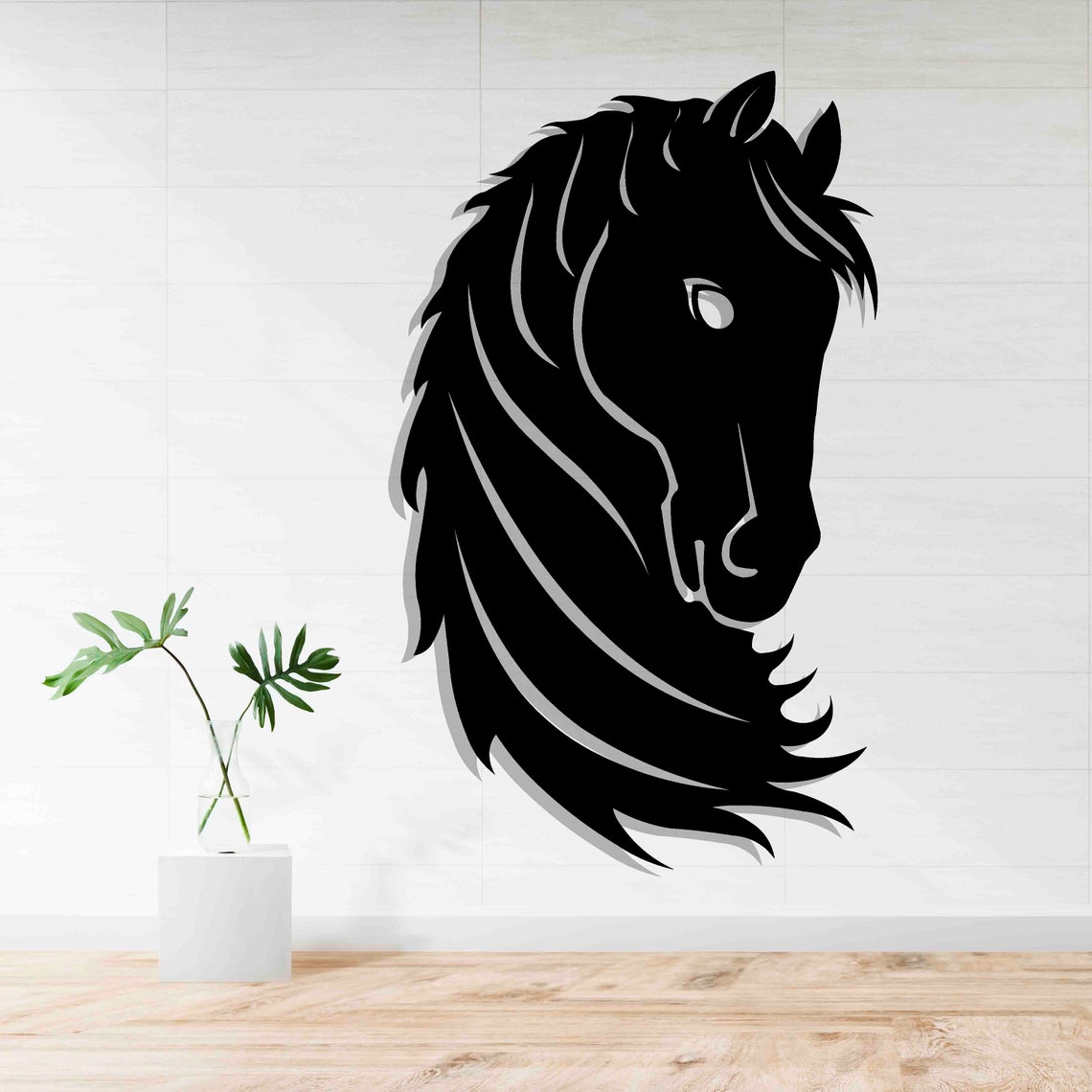 Horse Wall Hanging Home Decor Laser Cut Metal Wall Decor Etsy