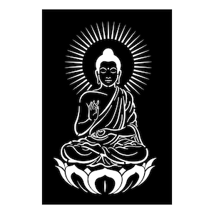 Buddha Laser | Gautama Buddha | Buddha Face | Design Vector | Laser design | Dxf files | CDR, Svg, AI, Dxf, Jpg | digital download.