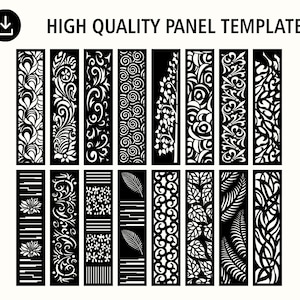 Geometric Elegance Decorative Panel DXF for Contemporary Design