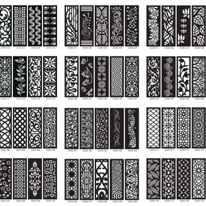 Room Divider | Privacy Screen | Partitions | Decorative Panel | Plasma Dxf | CDR, AI, SVG, Dxf, Jpg | digital download.