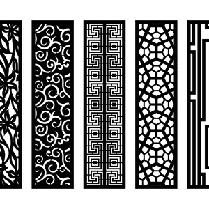 Room Divider | Privacy Screen | Partitions | Decorative Panel | Plasma Dxf | CDR, Svg, AI, Dxf, Jpg | digital download.