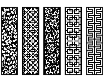 Room Divider | Privacy Screen | Decorative Panel | Stencil | Wall ...