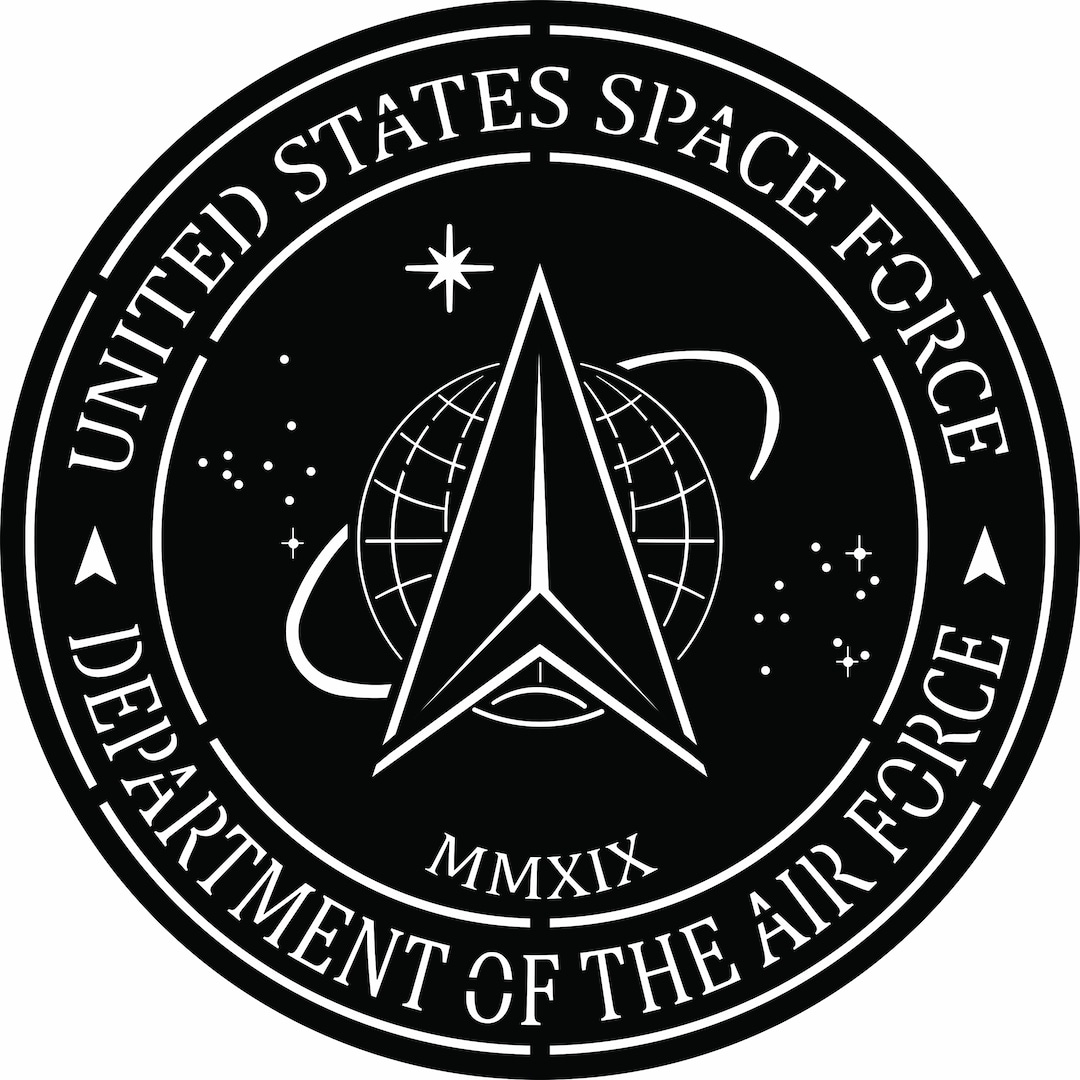 Space Force Logo United States DXF Sign Home Sign Laser Cut Design