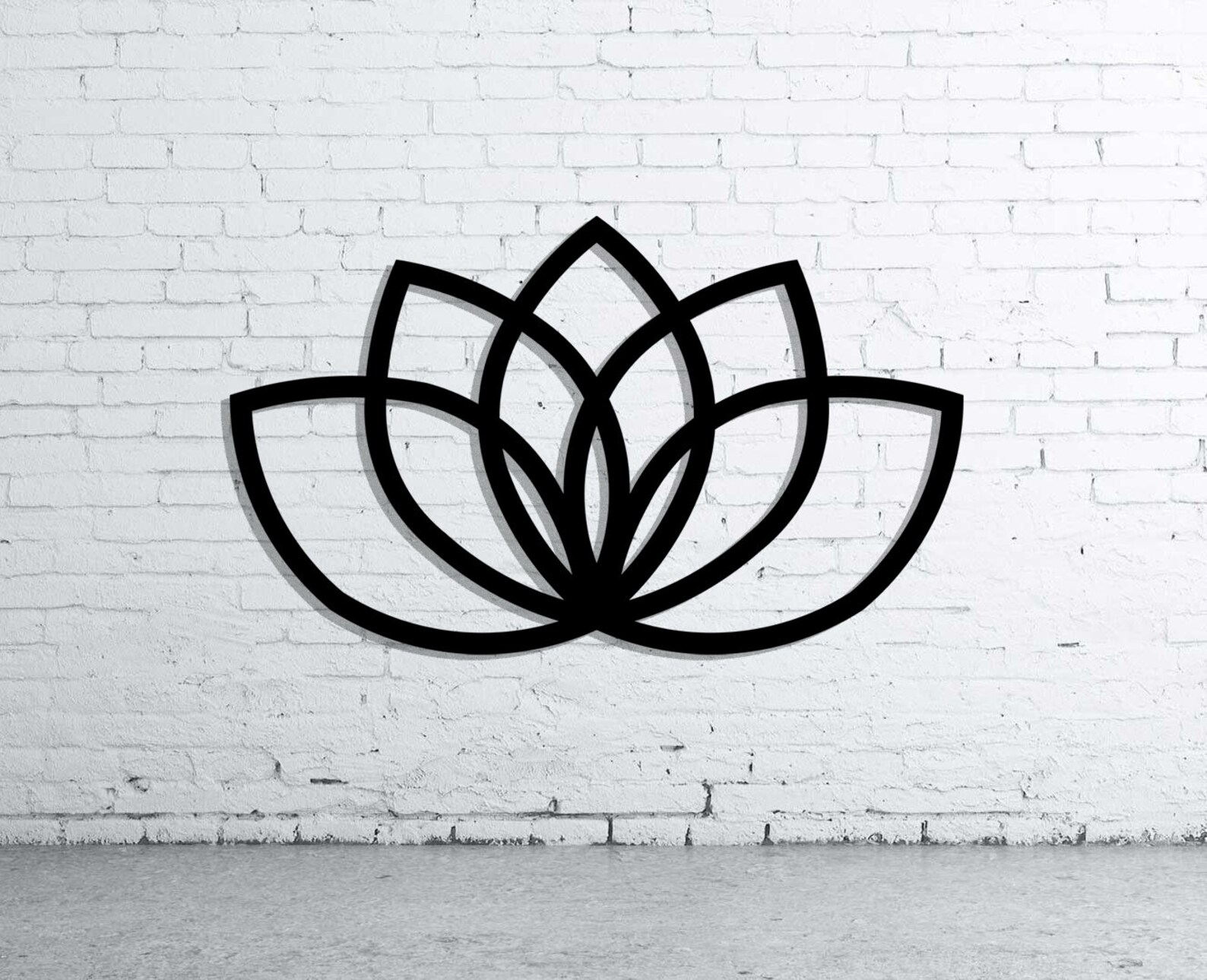Lotus Flower Wall Hanging Laser Cut Wall Decor Office Wall Etsy Hong Kong