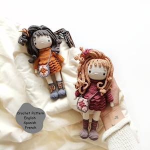 Crochet PATTERN Alya the doll,amigurumi doll pattern ,crochet doll pattern