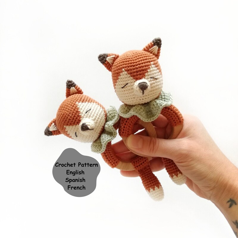 Crochet Fox Rattle Pattern - Etsy