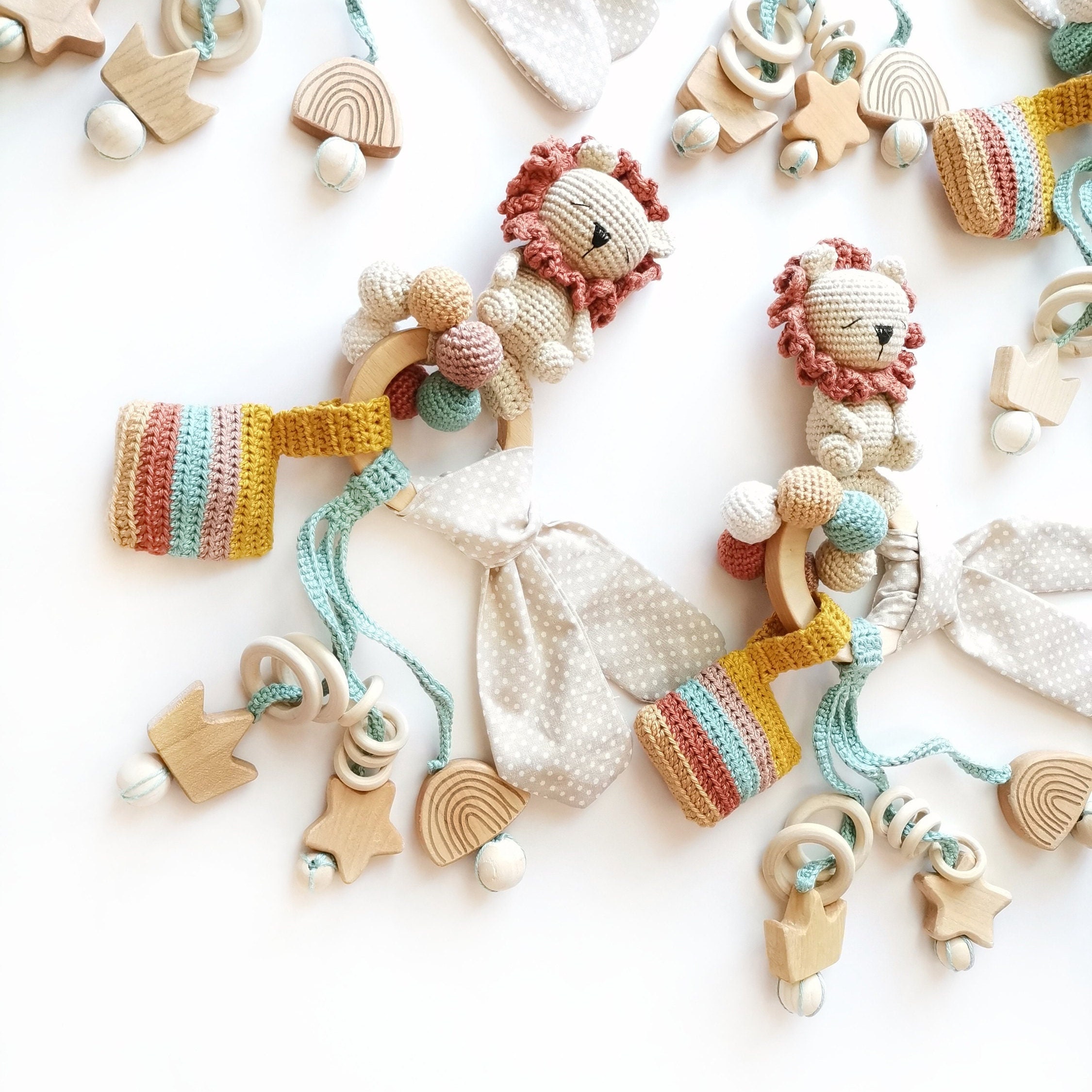 Crochet Lion Rattle Pattern, Amigurumi Baby Toy (PDF) - Etsy
