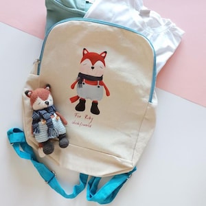 Sac à dos/sac enfant en toile Fox Ruby Design