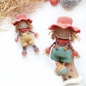 Crochet Pattern Scarecrow Doll • Halloween Amigurumi PDF Tutorial image 4