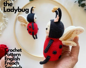 Crochet Pattern Ladybug Kiki • Ladybug Amigurumi PDF Tutorial