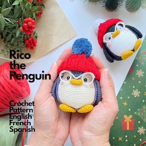 Virkmönster Rico Pingvinen • Amigurumi Pingvin PDF-handledning