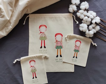 Bolso de proyecto Muñeca Elfa • Bolso de tela para ganchillo y punto para creadores
