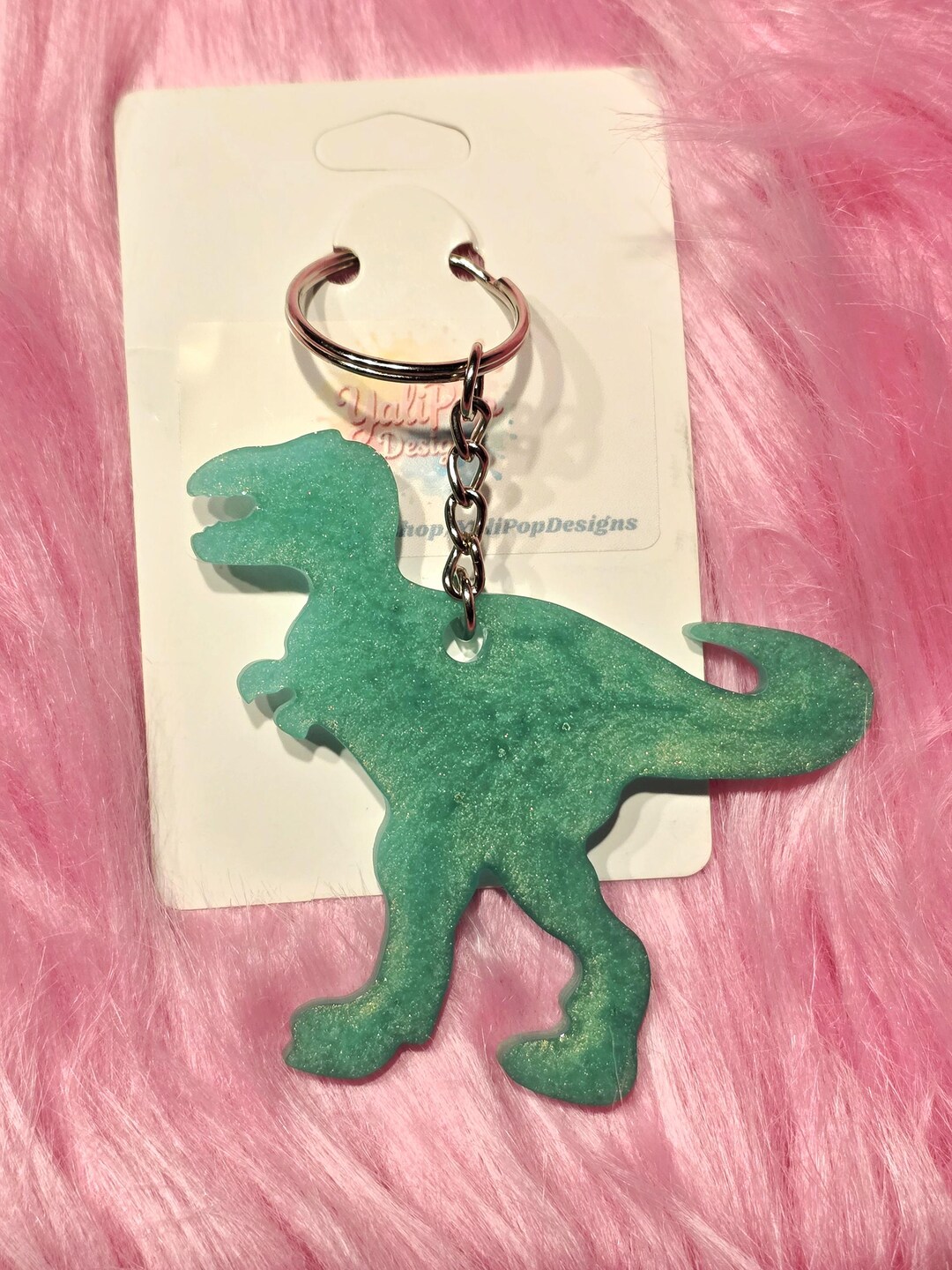 T Rex Keychains T-rex Resin Keychain - Etsy
