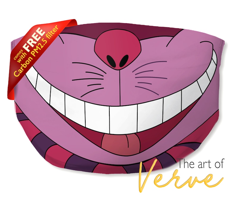 Cheshire Cat Smile Alice in Wonderland inspired art