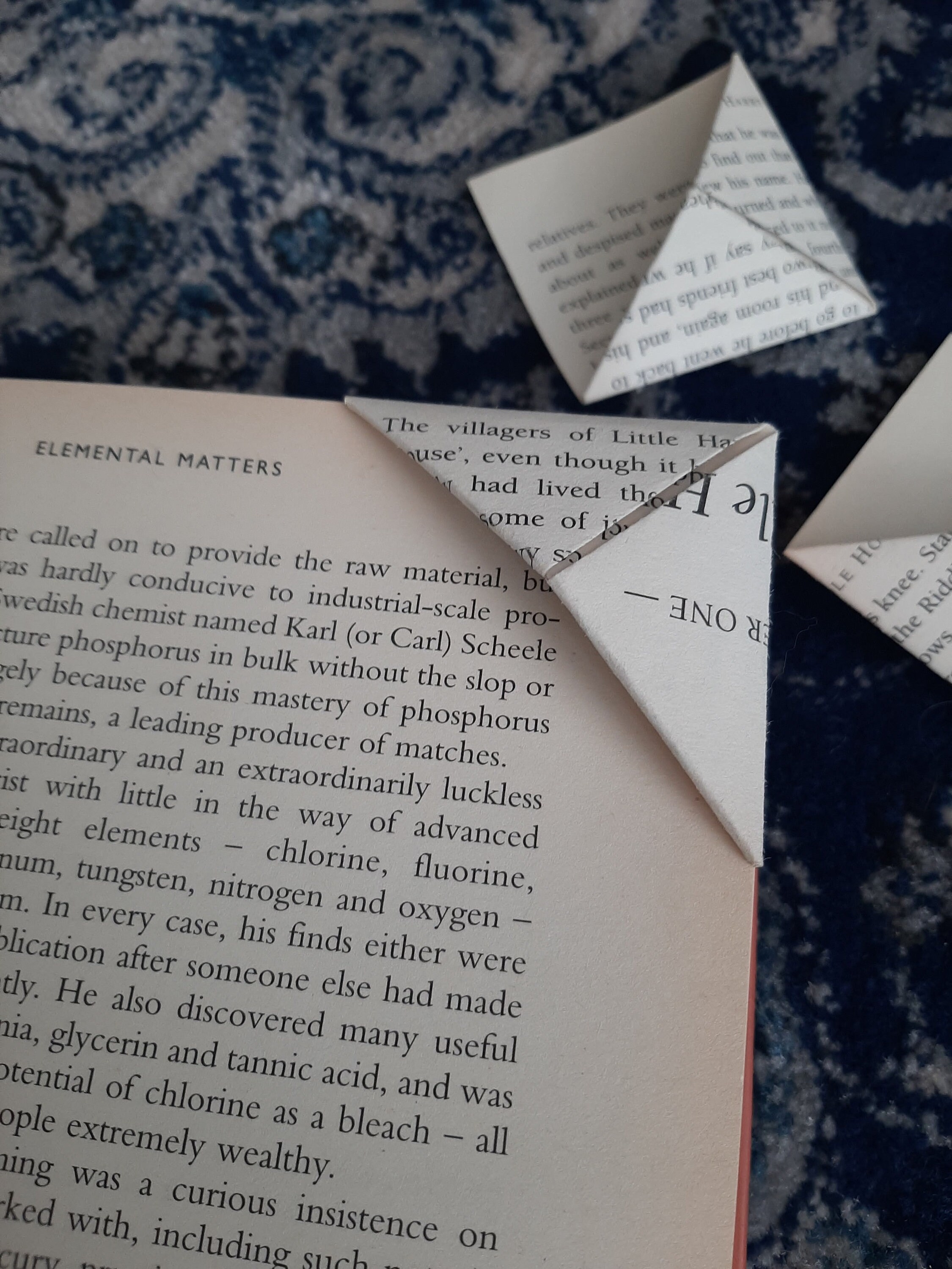 Harry Potter Origami Bookmark Set of 3 Goblet of Fire | Etsy