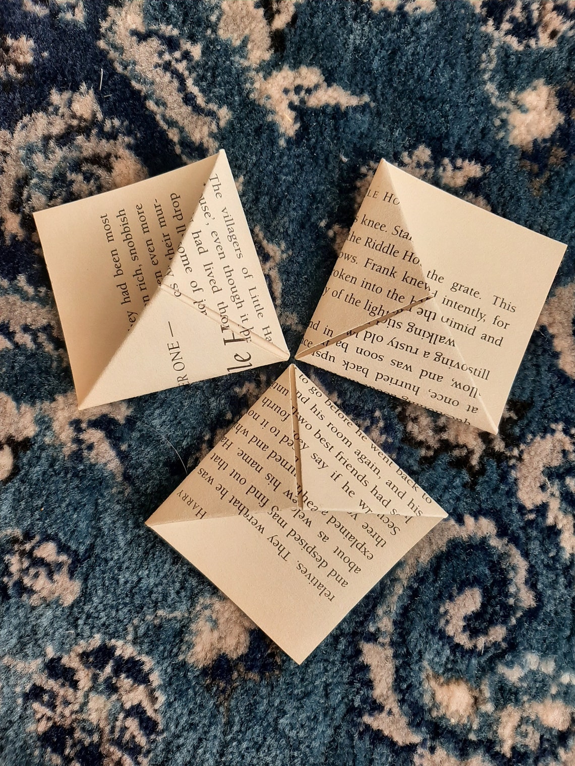 Harry Potter Origami Bookmark Set of 3 Goblet of Fire | Etsy