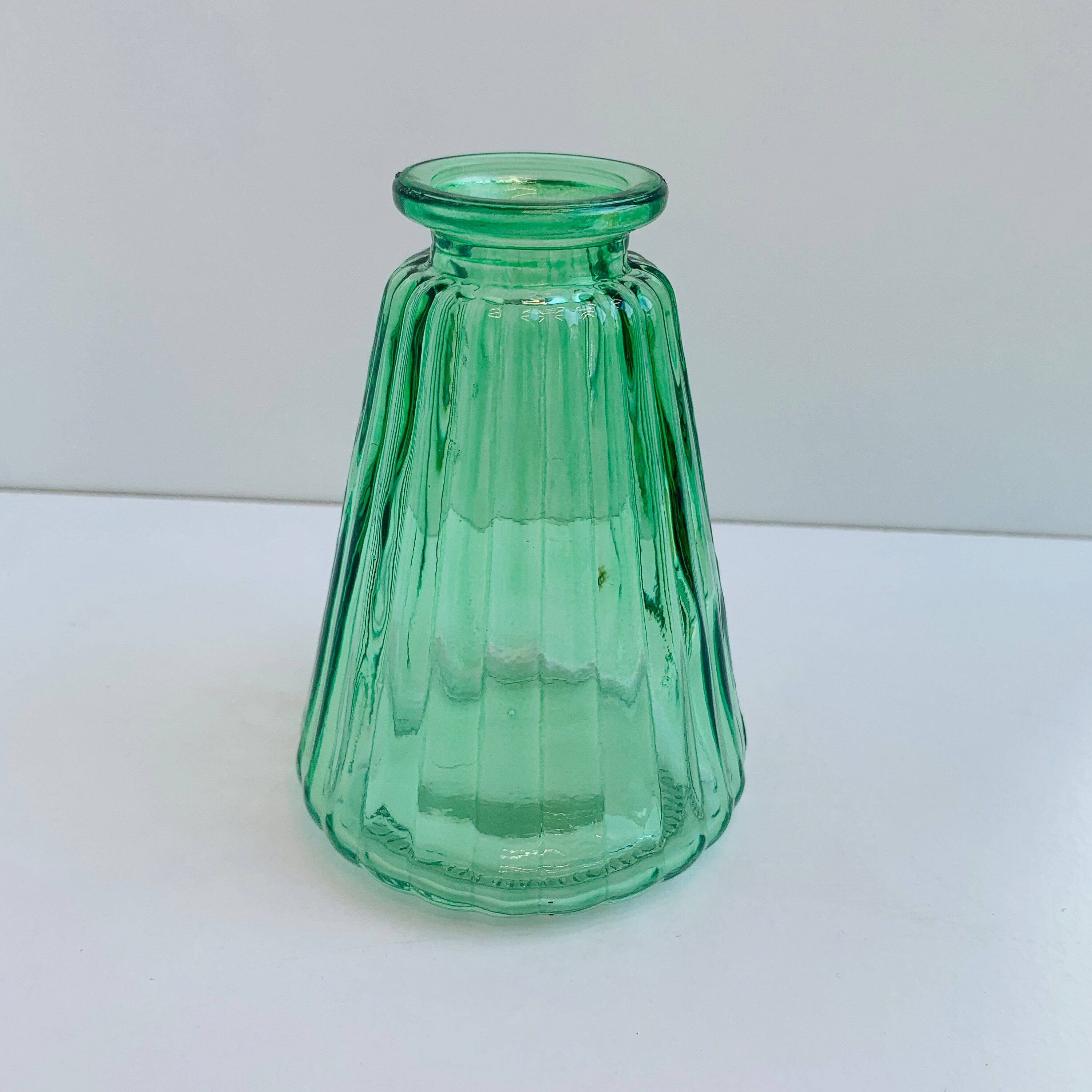 Set of Traditional Glass Vases Vintage Design Botanical Etsy UK