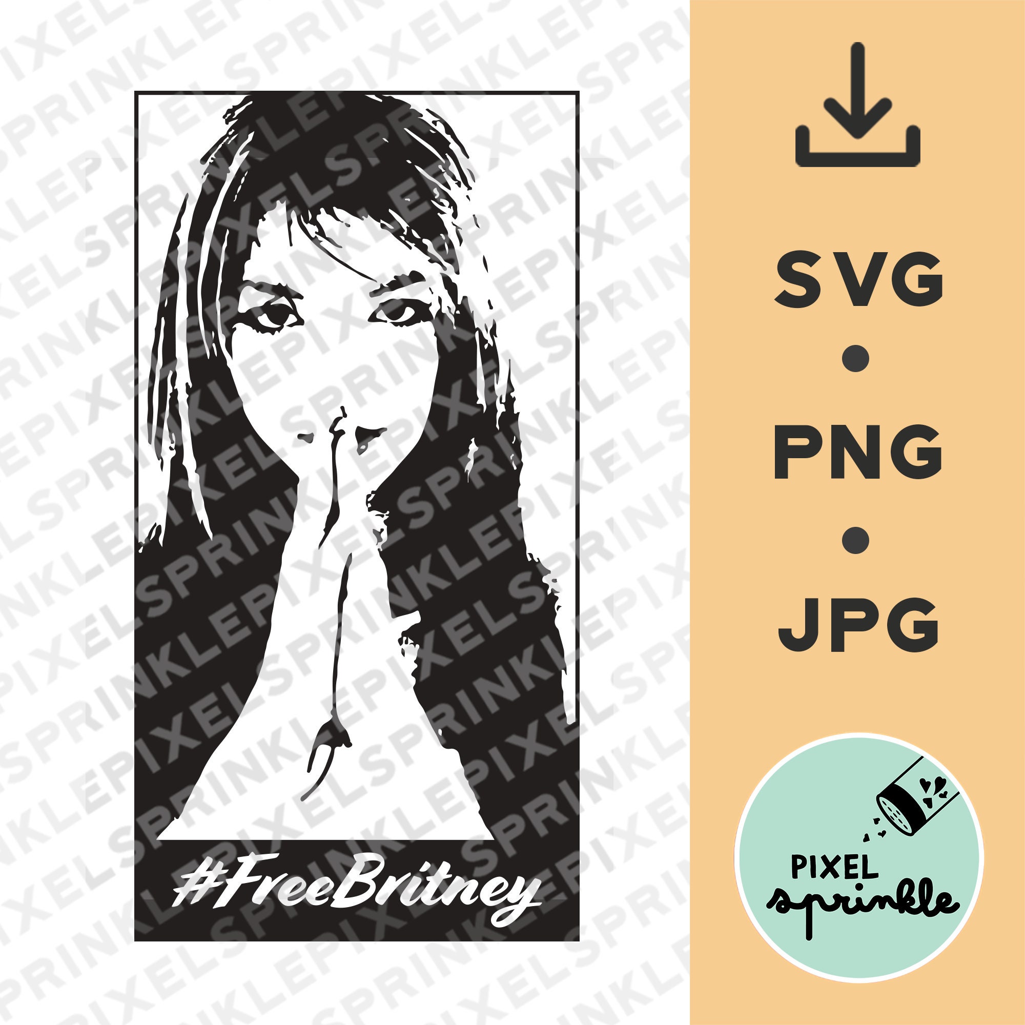 Download Free Britney Svg Digital Download Britney Spears Cricut Etsy