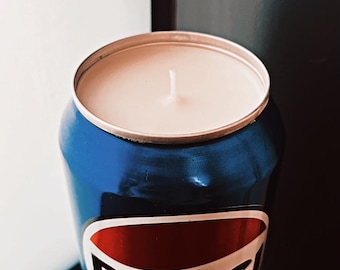 Pepsi Scented Soy Wax Candle | Hand Poured Pepsi Custom Scented Soda Pop Candle