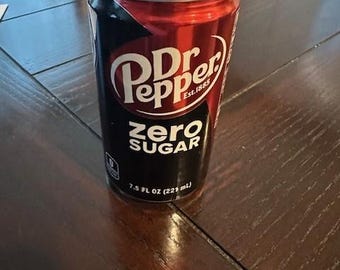 Candela di cera di soia profumata Dr Pepper Zero Sugar, misura 7,5 / Candela profumata personalizzata Dr Pepper versata a mano