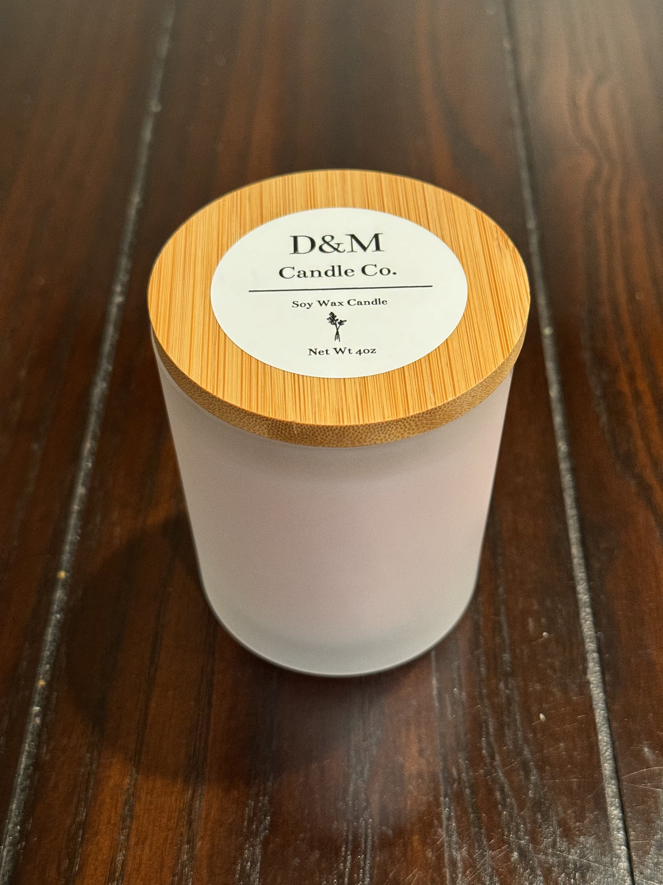 Cherry Blossom Scented Soy Wax Candle | Frosted Glass Jar - Etsy